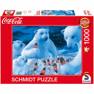 Coca Cola Puzzle Ours Polaires - 1000 pièces