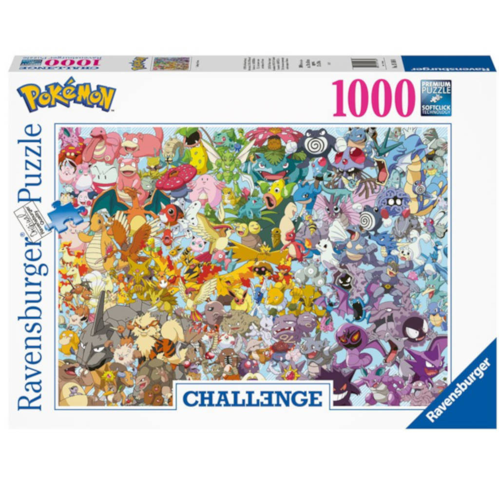 Acheter Puzzle Pokémon - Challenge - 1000 Pièces - Ludifolie