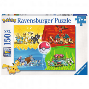 Puzzle Pokémon XXL - Les Différents Types de Pokémon - 150 Pièces