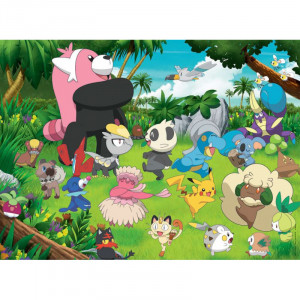 Puzzle Pokémon XXL - Pokémon Sauvages - 300 Pièces