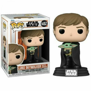 Figurine Pop! - Luke Skywalker with Grogu n°482