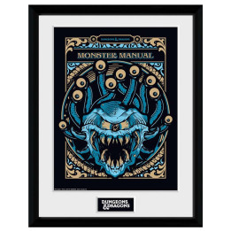 Donjons et Dragons - Poster Encadré Monster Manual