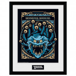 Donjons et Dragons - Poster Encadré Monster Manual