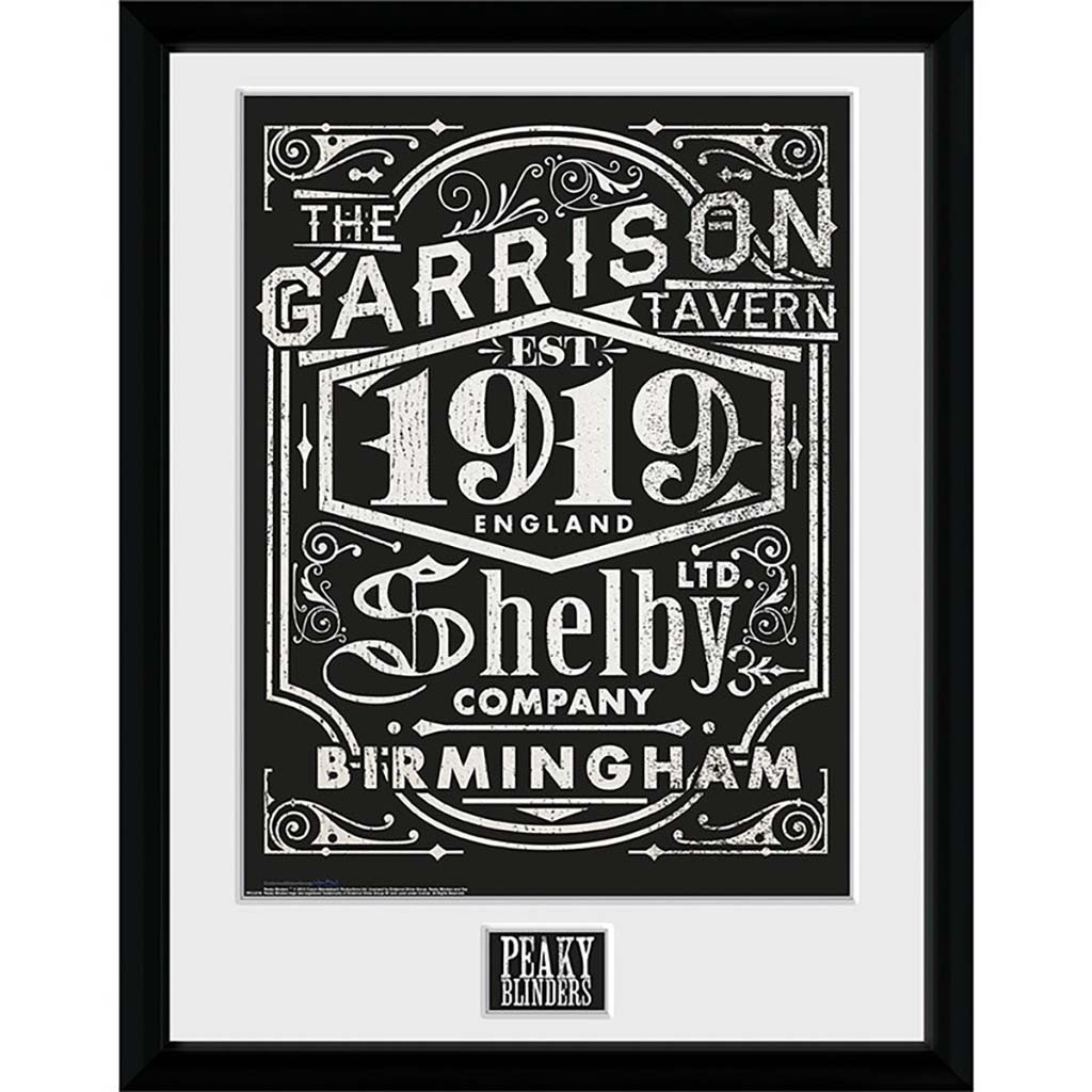 Peaky Blinders - Poster Encadré Shelby Company