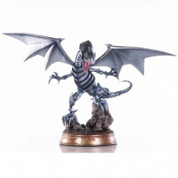 Yu-Gi-Oh - Statuette Blue-Eyes White Dragon Silver Edition (35 cm)