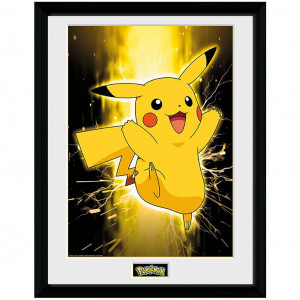 Pokémon - Poster Encadré Pikahu
