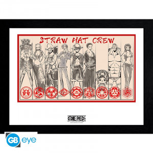 Boite de One Piece - Poster Encadré Straw Hat Crew