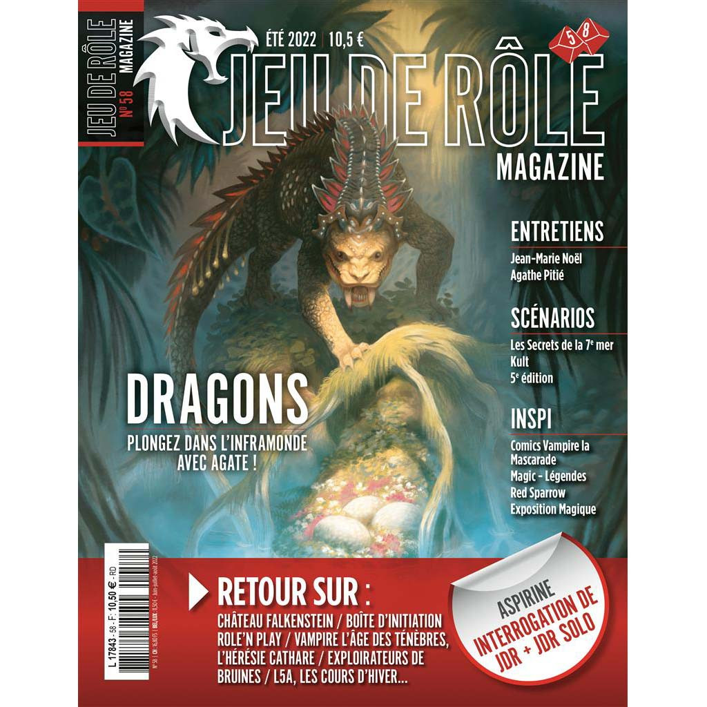 Jeu de Rôle Magazine 58 (Été 2022)