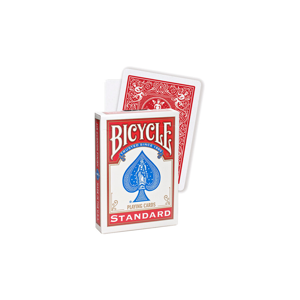 Jeu de 54 Cartes Poker Standard Dos Rouge - Bicycle - Acheter vos