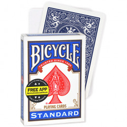 2 Jeux De Cartes Bicycle Standard Rider Back Dos Rouge Et Bleu 