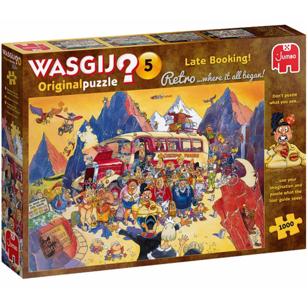Puzzle Wasgij Retro Original 05 - Late Booking - 1000 pièces