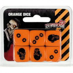 Zombicide : Set de Dés Orange