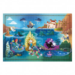 Disney - Puzzle Story Maps 1000 Pièces - La Petite Sirène