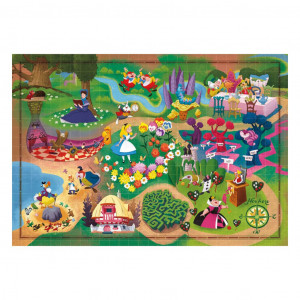 Acheter Puzzle Silhouette - Alice au Pays des Merveilles - Ludifolie