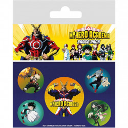 My Hero Academia - Pack de Badges Personnages