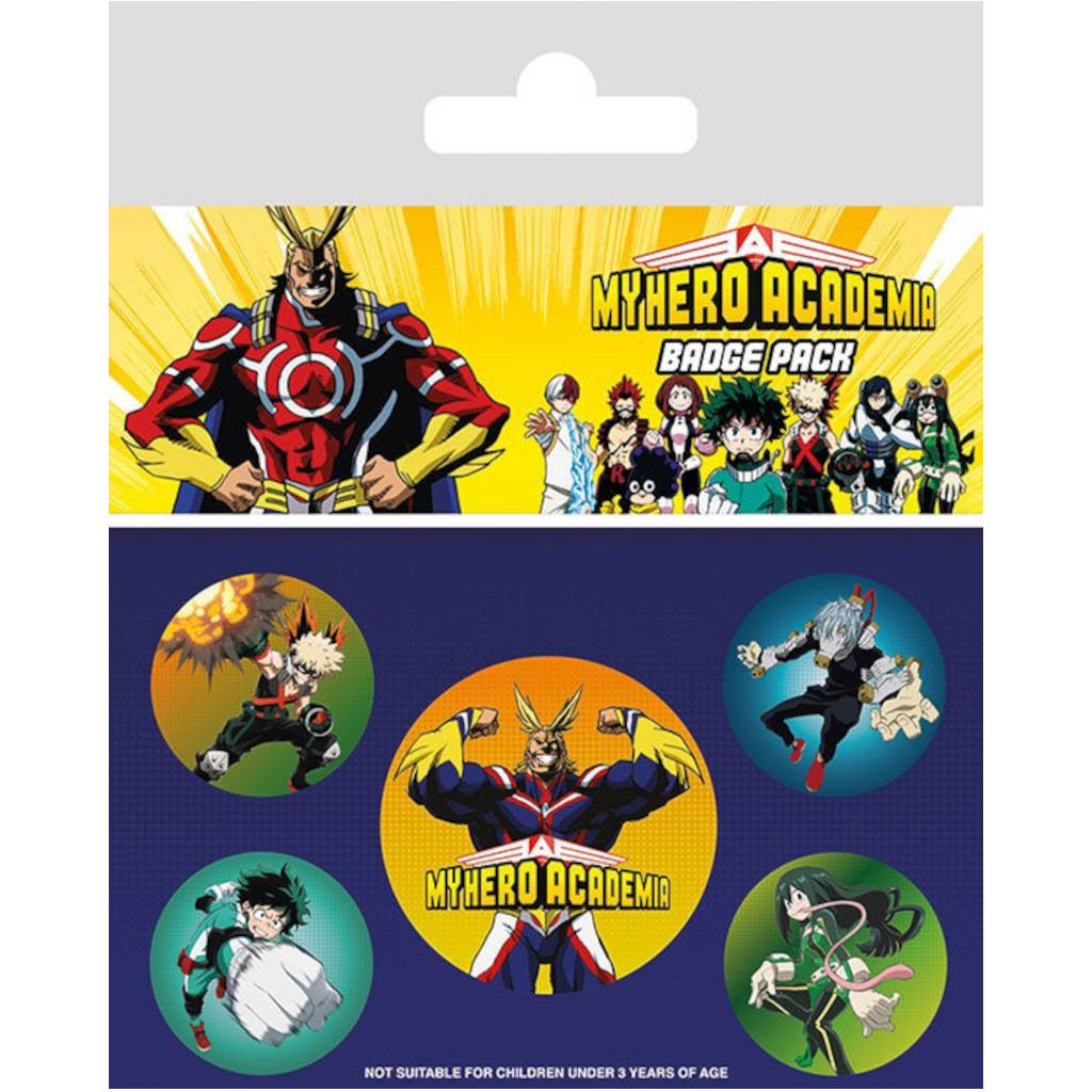 My Hero Academia - Pack de Badges Personnages