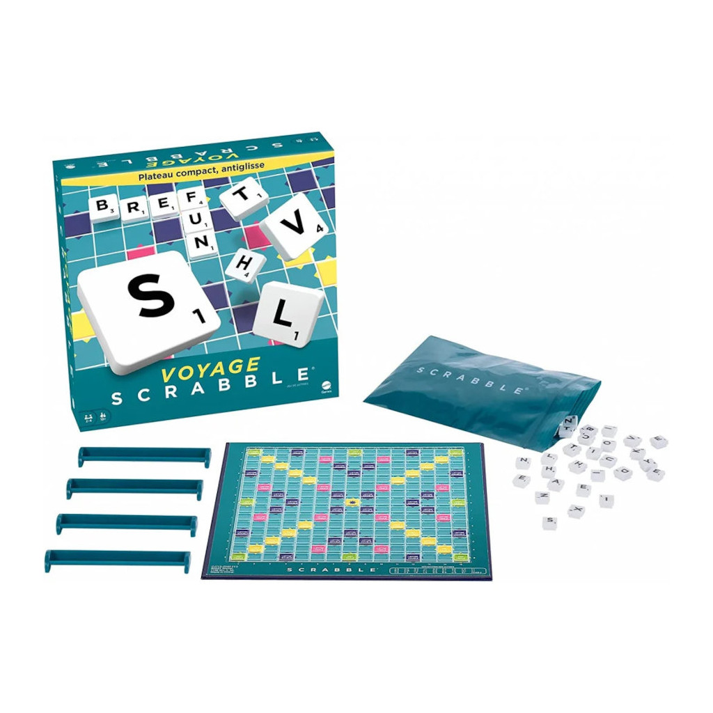 Scrabble Junior Mattel Games : King Jouet, Jeux de réflexion Mattel Games -  Jeux de société