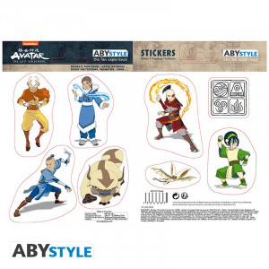 Avatar, le Dernier Maître de l'Air - Stickers Groupe (16x11cm / 2 planches)
