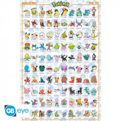 Pokémon - Poster Johto (91,5 X 61cm)