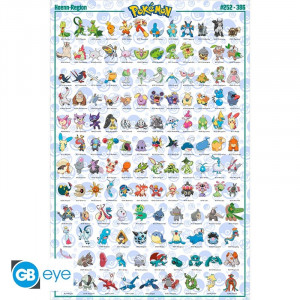 Acheter Pokémon - Poster Hoenn (91,5 X 61cm) - Ludifolie