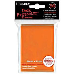 Acheter 50 Protège Cartes Standard Orange - Ludifolie