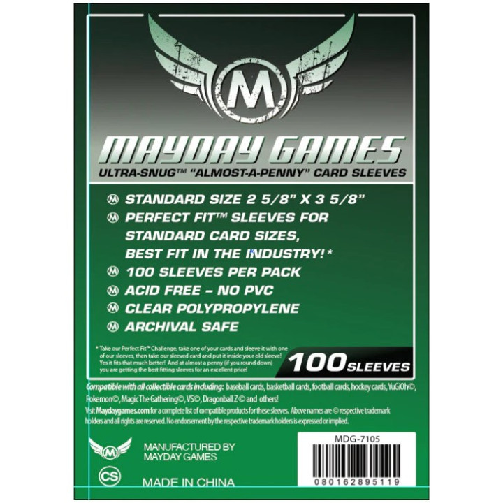 100 Protège Cartes Perfect Fit Mayday (MDG-7105)