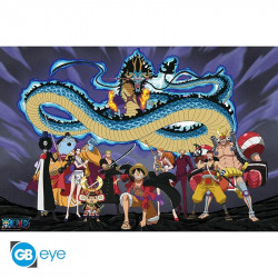One Piece - Poster Equipage contre Kaido (91,5 x 61 cm)