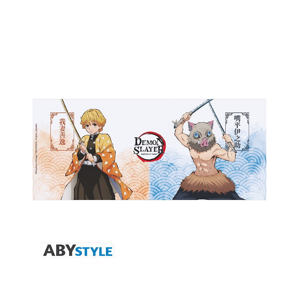 ABYSTYLE GBEye Poster Demon Slayer 91,5x61 Cm - Tanjiro, Zenitsu E Inosuke - Stampa Ufficiale Su Carta Lucida