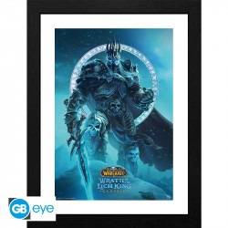 World of Warcraft - Poster Encadré Roi Liche