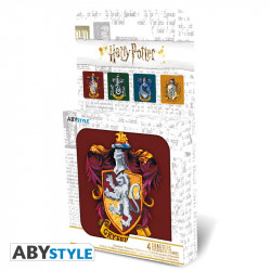 Harry Potter - Set de 4 Dessous de Verre - Maisons