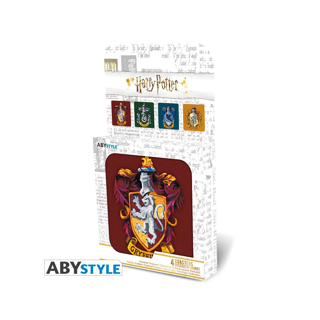 HARRY POTTER Set de 4 assiettes Maisons Poudlard