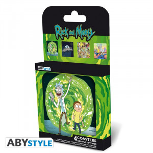 Rick & Morty - Set de 4 Dessous de Verre - Générique