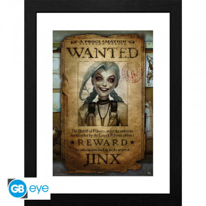 League of Legends - Poster Encadré Jinx Wanted