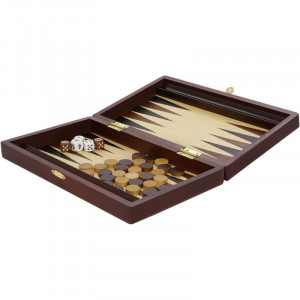 Coffret Backgammon Acajou