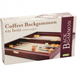 Coffret Backgammon Acajou