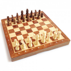 Coffret Echecs Bois Marqueterie