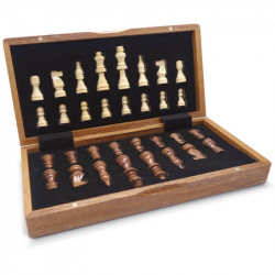 Coffret Echecs Bois Marqueterie