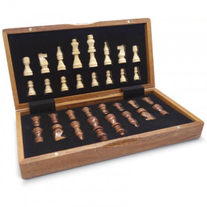 Coffret Echecs Bois Marqueterie