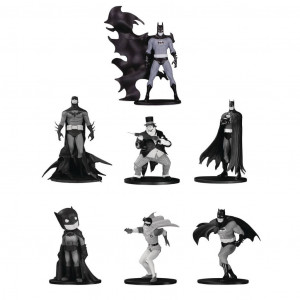 Batman - Pack 7 Figurines Batman Black & White (Set 4)