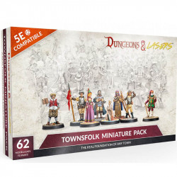 Dungeons & Lasers - Townsfolk Miniature Pack
