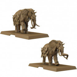 Le Trône de Fer : le Jeu de Figurines - Eléphants de la Compagnie Dorée