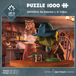 Art & Meeple – Puzzle Mafiozoo - 1000 pièces