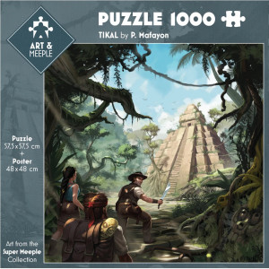 Art & Meeple – Puzzle Tikal - 1000 pièces