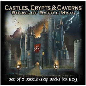 Livre Plateau de Jeu : Castles, Crypts and Caverns Books of Battle Mats