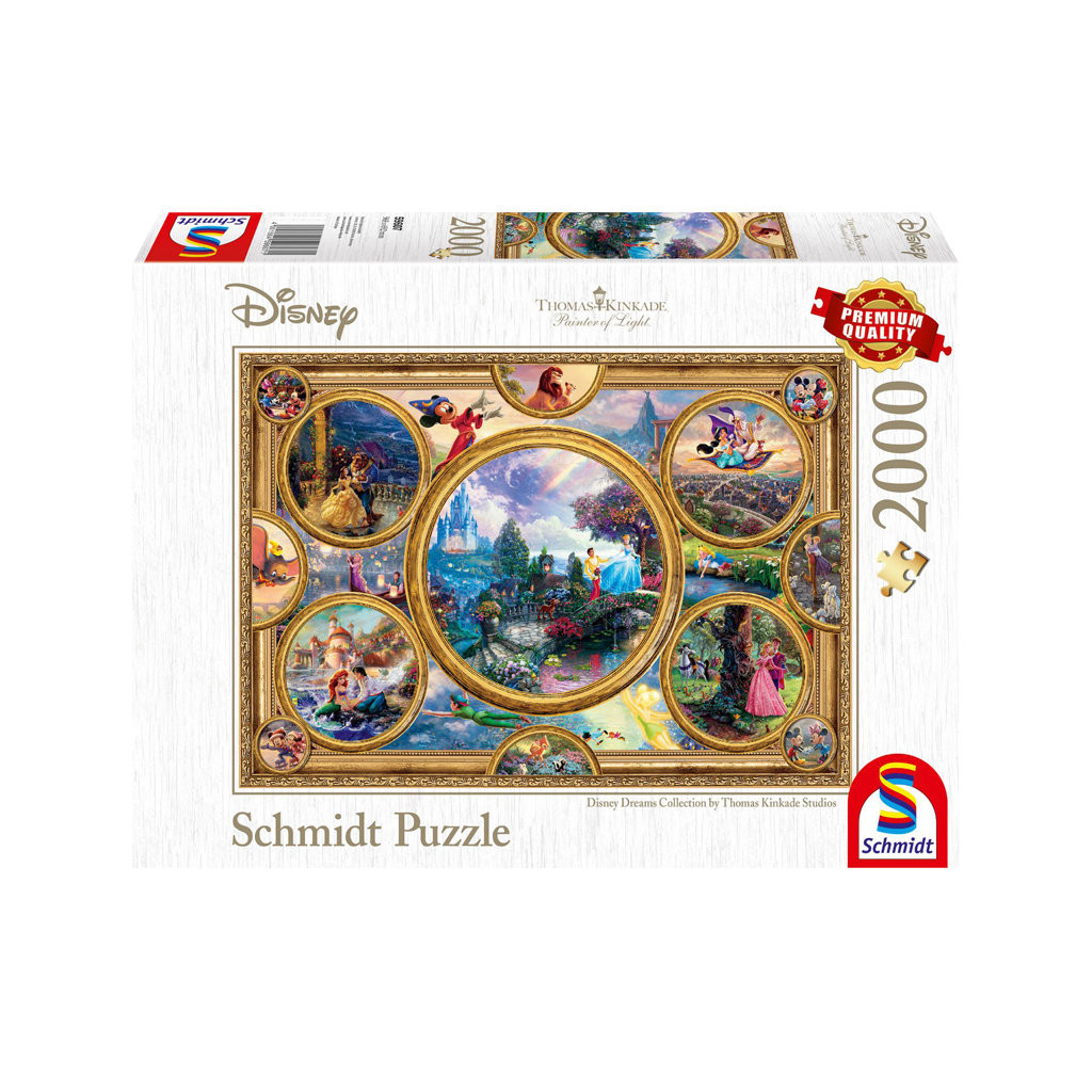 Acheter Puzzle Disney - Dreams Collection - 2000 pièces - Ludifolie