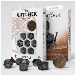 Set de Dés The Witcher - Geralt, l'Epée Argentée