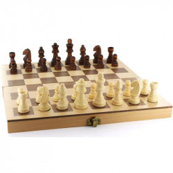 Coffret d'Échecs Marqueterie