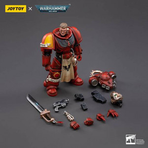 W40K - Figurine Joy Toy : Blood Angels Primaris Lieutenant Tolmeron