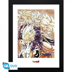 Dragon Ball Z - Poster Encadré Super Saiyans