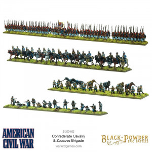Black Powder Epic Battles : American Civil War - Confederate Cavalry & Zouaves Brigade